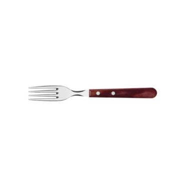 Imagem de Garfo Jumbo Tramontina Churrasco Aço Inox Cabo Vermelho