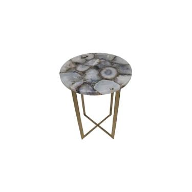 Imagem de Mesa Lateral com Tampo de Marmore