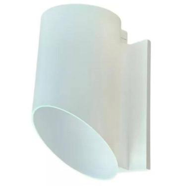 Imagem de Arandela Viena Externa Facho Simples Chanfrado Branca