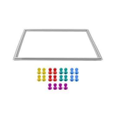 Imagem de Vedação da junta da porta do refrigerador e ímã de geladeira colorido adequado para Whirlpool Maytag Jenn-Air KitchenAid Substituir W10830274 W10294127 W10443273 4454925 AP6027236 PS11759518