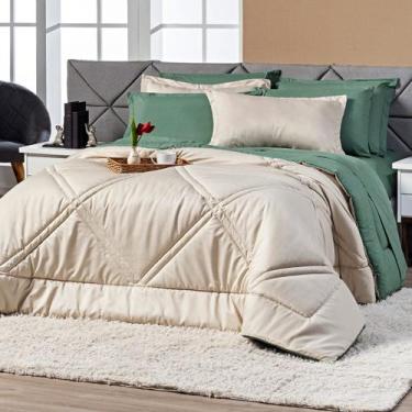 Imagem de Kit Edredom Heaven Dupla Face com Fronha SOLTEIRO 02 Peças - Tecido Li