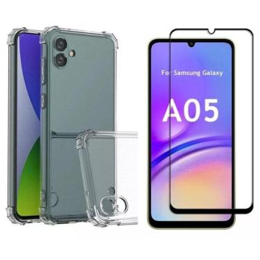 Imagem de Kit Capa Anti-Impacto + Película 3D Para Samsung Galaxy A05