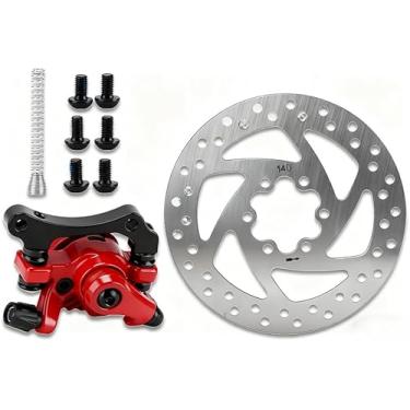 Imagem de Akozon Disco de freio, kit de pinça de disco de freio de 140 mm de diâmetro para scooter elétrico