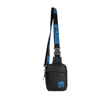 Imagem de Bolsa Bolsinha Bag Shoulder Transversal de Ombro Alça Regulável Multi-Cores Junto e Misturado (Azul)