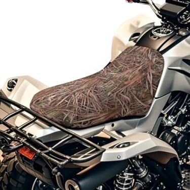 Imagem de Bulopur Capa de assento para quadriciclo de caça de pato marrom para Polaris Sportsman 570 Polaris Scrambler 400 500 Honda Rancher 420 capa de assento de quatro rodas à prova d'água acessórios de 4