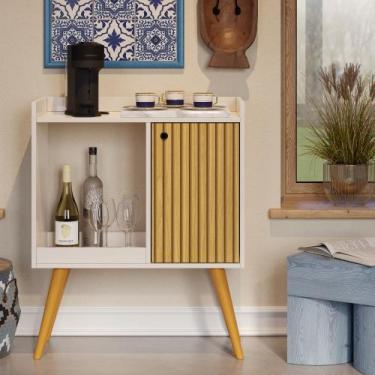 Imagem de Aparador Buffet Balcão Cantinho do Café Retrô 1 Porta Linus - AJMóveis