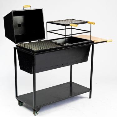 Imagem de Churrasqueira Combinada Brasa Forte Preto