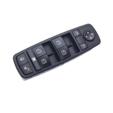 Imagem de Botão de controle do vidro elétrico para Mercedes-Benz Classe AB GL MR W245 W169 A150 B200 X164 2004-2012 - Interruptor mestre do vidro elétrico A1698206610 1698206610