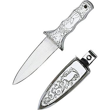 Imagem de SZCO Supplies Faca de bota prata, 15,88 cm (6,25")
