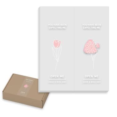 Imagem de 40 etiquetas de agradecimento, adesivos de selagem, para caixa de embrulho de presente de dia dos namorados, etiquetas autoadesivas de vedação de adulteração, design de flor