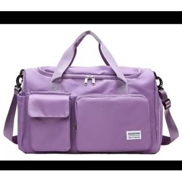 Imagem de Bolsa Mala Impermeável Academia Porta Tênis Ginastica Viagem Multifunc