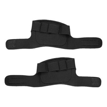 Imagem de YIJU Luvas de ginástica com proteção para as mãos, 29 cm x 8 cm, antiderrapantes, para exercícios de fitness, levantamento de peso e atividades