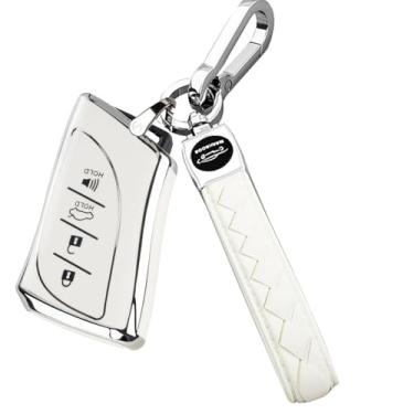 Imagem de Yinki Capa para chaveiro Lexus com porta-chaves para Lexus ES350 ES300h UX200 LS500 LS500H LC500 LC500h Smart Key Shell Acessórios Soft TPU 360 Protection Key Case Remote Key Holder