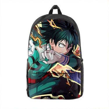 Imagem de Mochila Mys Heros Academias Kids School Oxford 29x16x42cm