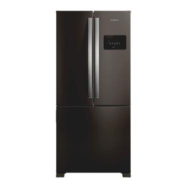 Imagem de Geladeira Frost Free French Door 3 Portas Preta Brastemp - BRO85ME