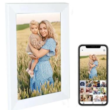 Imagem de Porta Retrato Digital com App e Sincronização de Fotos - Rick Imports