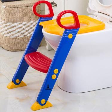 Imagem de Assento Redutor Infantil com Escadinha Vaso Sanitário - GT6022 Lorben,