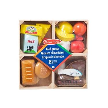 Imagem de Comidinha de Brinquedo Madeira com 21 peças - Melissa & Doug