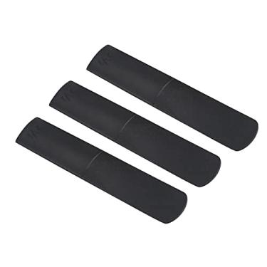Imagem de Luqeeg Palhetas Pretas de Resina para Saxofone Alto, Seguras e Não Tóxicas, Pacote Com 2,5 3 Unidades, Adequado para Saxofonistas