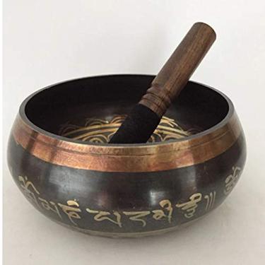 Imagem de Tigela budista tibetana budista budista meditação tigela cantando Feng Shui Yoga meditação tigela (tamanho: 8 cm) ()