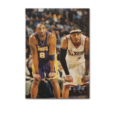 Imagem de Quadro de arte de parede de pôster Kobe Bryant Anime Art 51,5x36cm