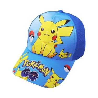 Imagem de Boné De Algodão Com Rede Para Crianças Pokémon Charmander Ash Eevee Pi