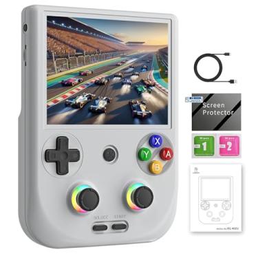 Imagem de GiipGoop RG406V Handheld Game Console Preloaded Games RG 406V 4-inch IPS Multi-touch Screen Retro Game Console 128G UFS2.2 Android 13 Retro Emulator RG406V 5500mAh Battery 1080p DP Output W