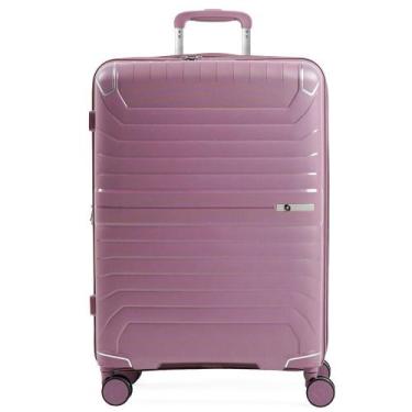 Imagem de Mala Média 23 Kg Polipropileno 4 Rodas Swiss One Onix Lilás - Bagaggio