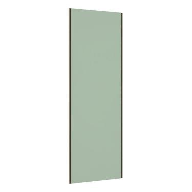 Imagem de Porta De Correr Closet 80cm Inox Sem Kit Ferragem Verde