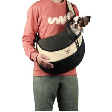 Imagem de Bolsa Transporte Pet Transversal Cachorro ato Respirável-Unissex