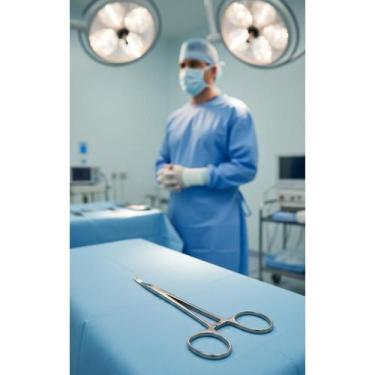 Imagem de Pinça Mosquito Curva 12cm Aço Inox: Precisão Essencial - Congratulatio