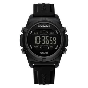 Imagem de Relógio Masculino LCD Duplo Esportivo 5ATM à Prova D'água - - NAVIFORC