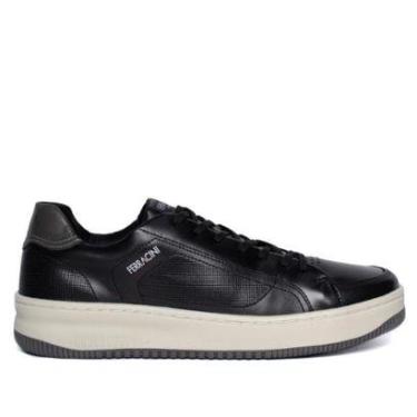 Imagem de Sapatênis Masculino Ferracini Napa Conforto Preto/Cinza-Masculino
