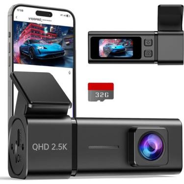 Imagem de Câmera veicular E-YEEGER V100Pro 2.5K WiFi com visão noturna