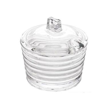 Imagem de Açucareiro Colmeia de Cristal 10x10cm Lyor