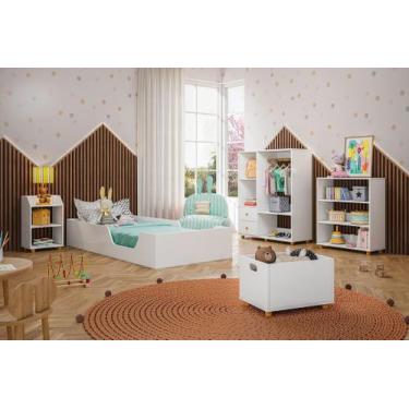Imagem de Caixa de Brinquedos Montessoriana Olivar Branco