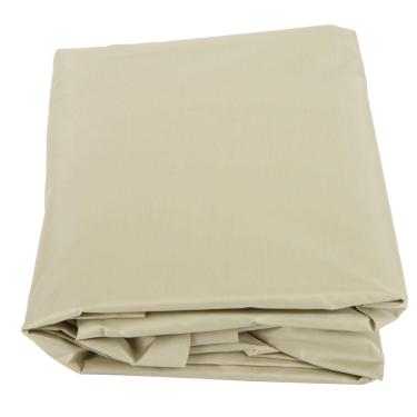 Imagem de 01 Conjunto de capa de almofada impermeável para 3 pessoas, tecido durável dobrável, fácil instalação e desmontagem 150 x 50 x 9,9 cm (bege)