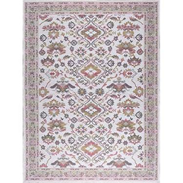 Imagem de Tapete para Sala Funcional Medalhao 51 Cinza 1,00x1,50m - J Serrano