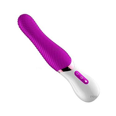 Imagem de Vibradores Simulação em Formato de Língua Com Função de Aquecimento Masturbador Feminino Massageador Erótico Brinquedos Sexuais Zatla (Roxo)