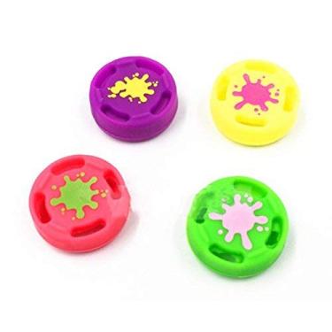 Imagem de 4 peças de silicone Joystick Thumb Stick Grip Capa Capa para Nintendo Switch NS NX Joy-con