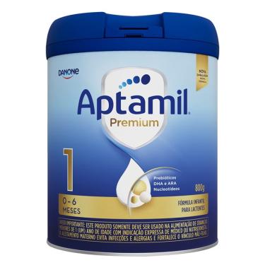 Imagem de Fórmula Infantil Premium 0 a 6 Meses Aptamil 1 Danone - 800g