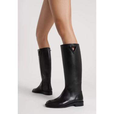Imagem de Bota Cano Longo Montaria Couro Schutz Feminino