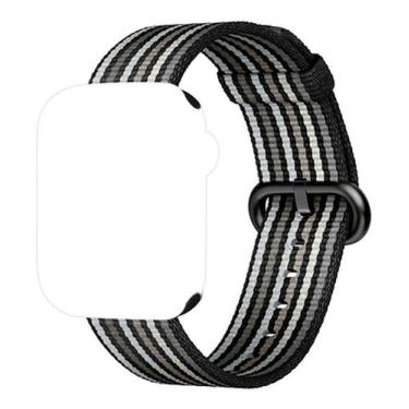 Imagem de Pulseira Nylon Amarela Compatível com Apple Watch 38mm 40mm - Baú do V
