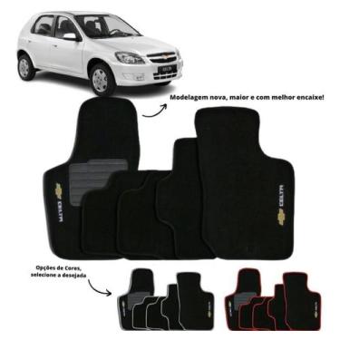 Imagem de Tapete Automotivo Celta 2001 Até 2015 Capete Bordado - TTs Distribuido