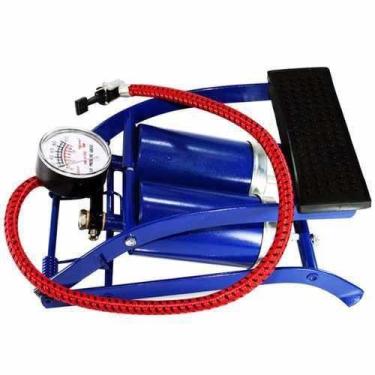 Imagem de Bomba de AR com Pedal Brasfort Tanque Duplo