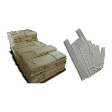 Imagem de Sacolas Plasticas Branca Reciclada Recuperada 50x70 5kg - HIGIPACK