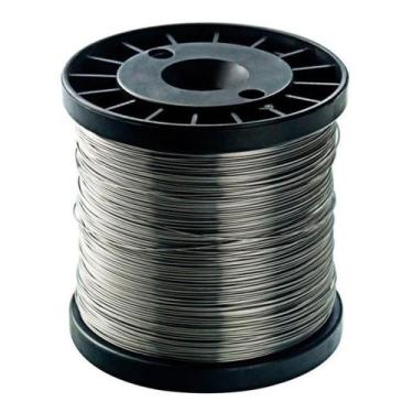 Imagem de Fio De Aço Para Cerca Elétrica Tipo Inox 0,70 Mm 300 Metros 900g - Gab