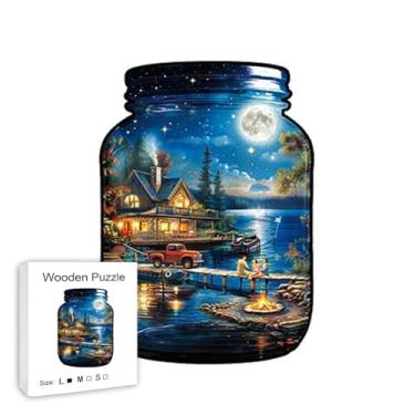 Imagem de Quebra Cabeça de Madeira Potinho da Felicidade, Wooden Puzzle | Diversão para toda família (L - A3)