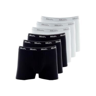 Imagem de Kit com 6 Cuecas Boxer Mash 170.26 Colorido, Preto, GG