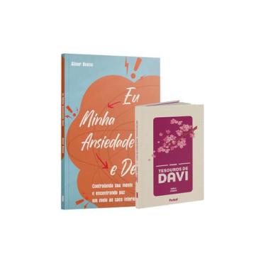 Imagem de Kit 2 Livros - Devocional com Deus Paí - Eu Minha ansiedade e Deus  Is